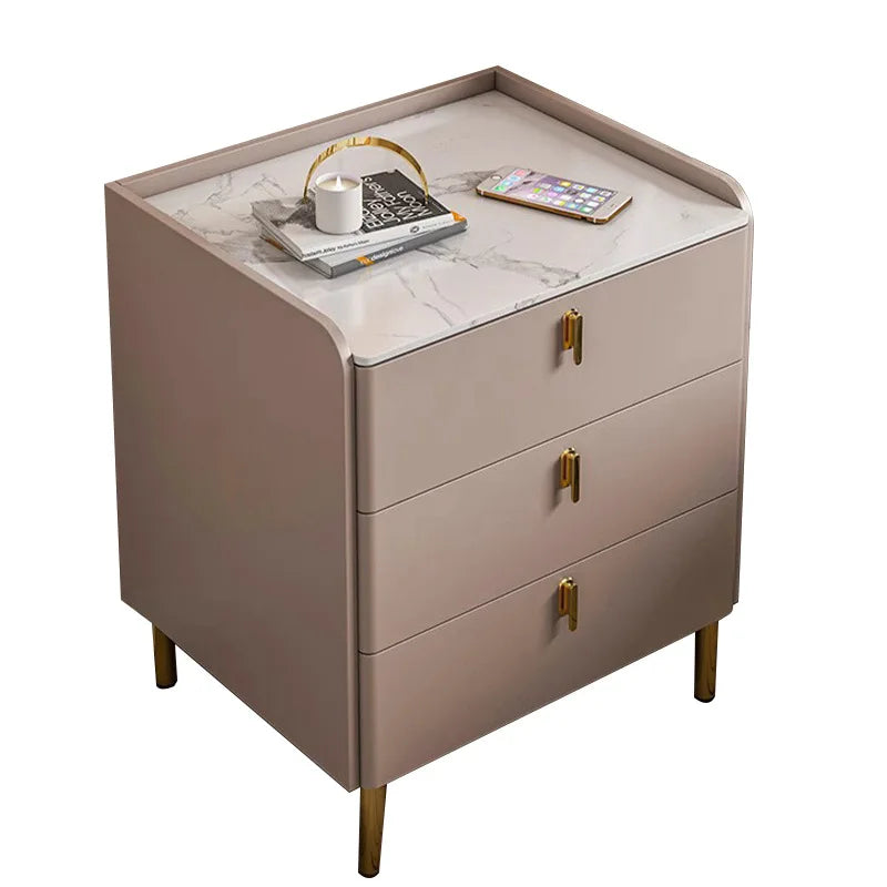 Bedside table Three pumps Multifunctional small locker Shelf Bedroom bedside table - view 5