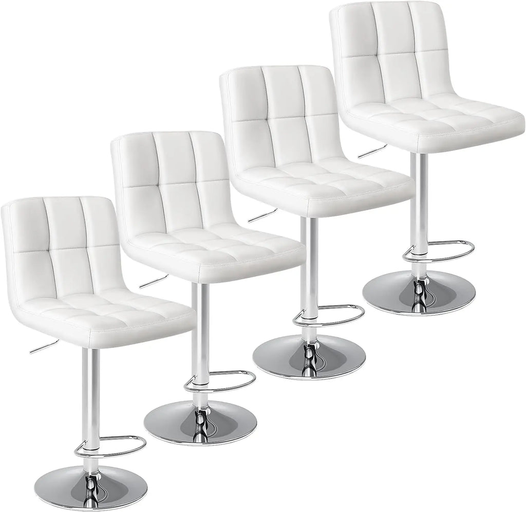 Adjustable Swivel Counter Height Bar Stools