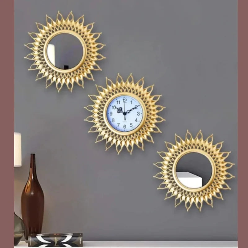 Best Sellers 3 Pcs European Elegant Decorative Clocks
