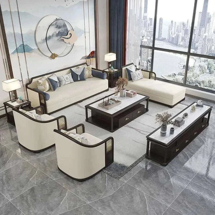 Designer Living Room Set featuring modern elegance, comfortable seating, and durable materials in a stylish setup.