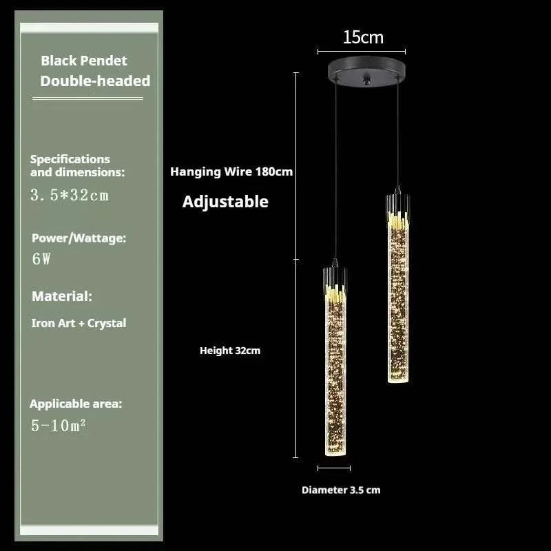 Luxury Crystal Ring Chandelier, Modern Minimalist Pendant Light.