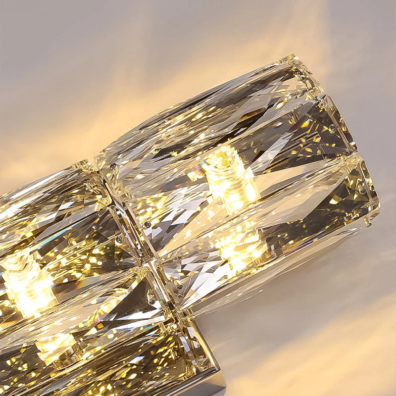 Modern LED Luxury Crystal Wall Lights .