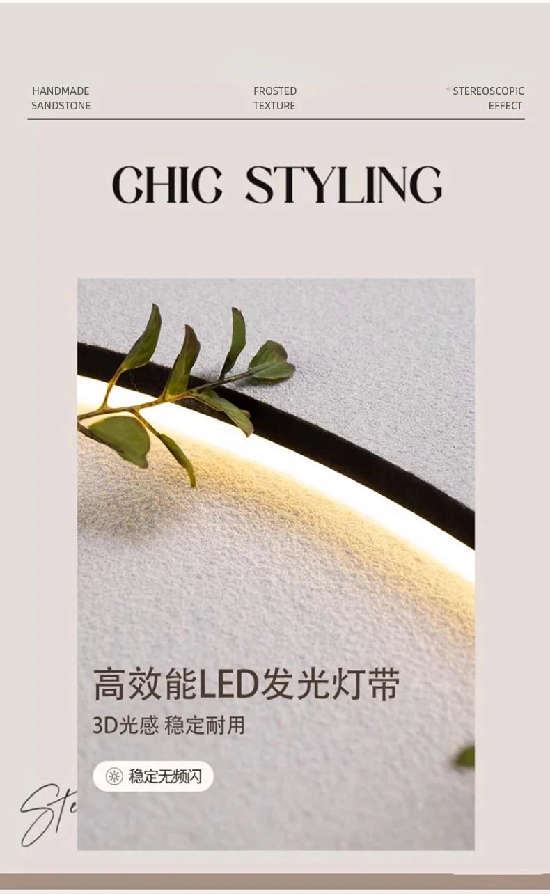 Ltalian Minimalist Entrance Decoration Painting Mural Hydroponic Green