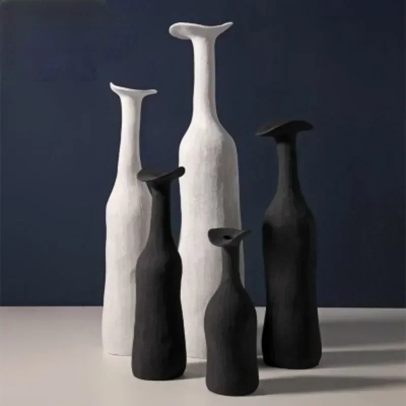 Nordic Handmade Ceramic Flower Vase