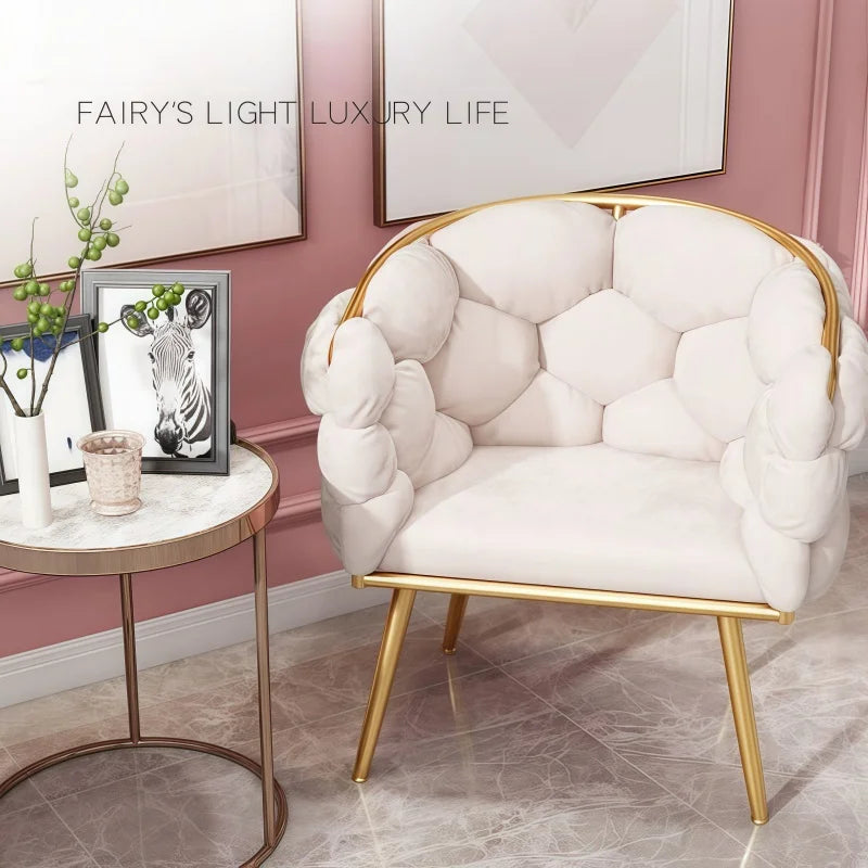 Bubble style seats, commercial waiting seats, makeup chairs, household bedroom chairs, women's dressing stools, home decor - view 3
