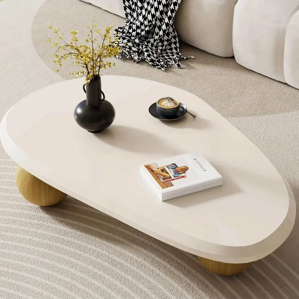 Contemporary Oval Living Room Table