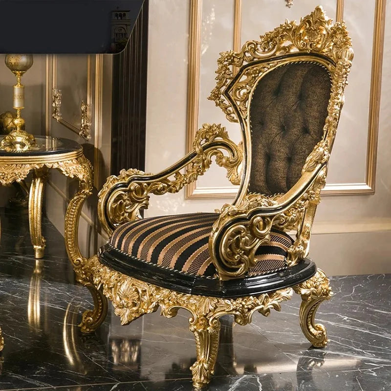 Antique Baroque Style Luxury Sofa Set for Living Room