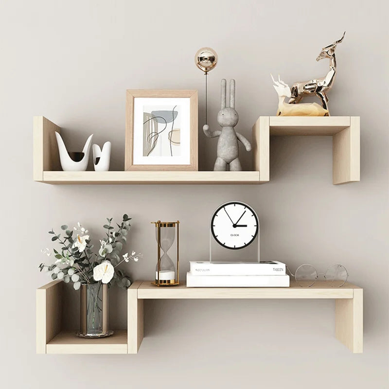 2 PCS floating shelf, partition, wall shelf.
