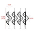 Stainless Steel Light‑ Partition Bookshelf dimensions 60CM x 60CM adjustable 2.4-3M.