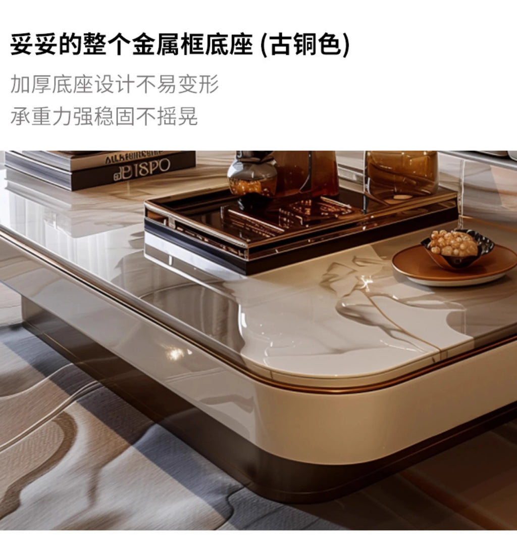 Italian Unique Coffee Table Computer Writing Metal Couchtisch Home Furniture