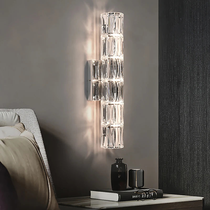 Modern LED Luxury Crystal Wall Lights .
