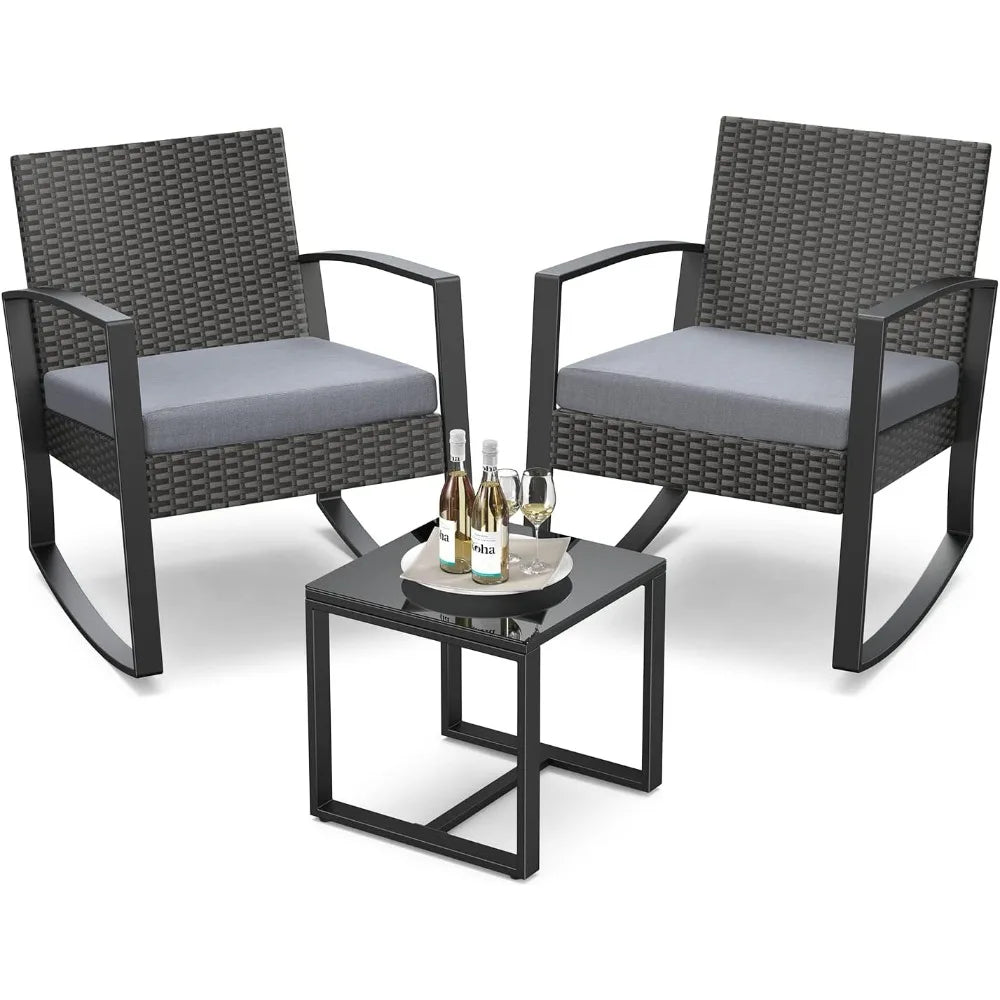 3 Pieces Patio Furniture Set