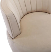 Swivel Barrel Chairs for Living Room Set of 2, 360 Degree Comfy Modern Round Chair Velvet Gold Accent Upholstered Armchair Arm