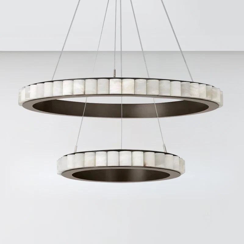 Modern Chandelier Dining Room LED Luxury Hanging Lamp Marble Lighting Lamp for Living Room Chandelier - view 5