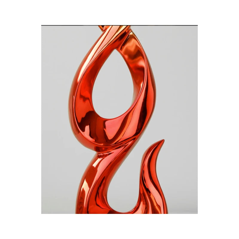 Modern Abstract Sculpture Decoration: Creative Soft Decoration for Hotel Lobby Living Room, Clubhouse, Resin Flooring, and Entr