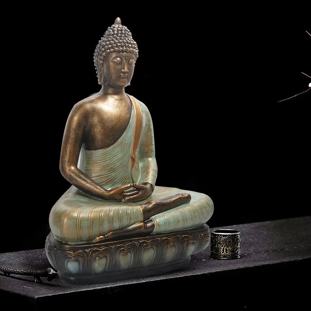 Outdoor Buddha Ornament Statue Sculpture for Home Garden Porch Outdoor