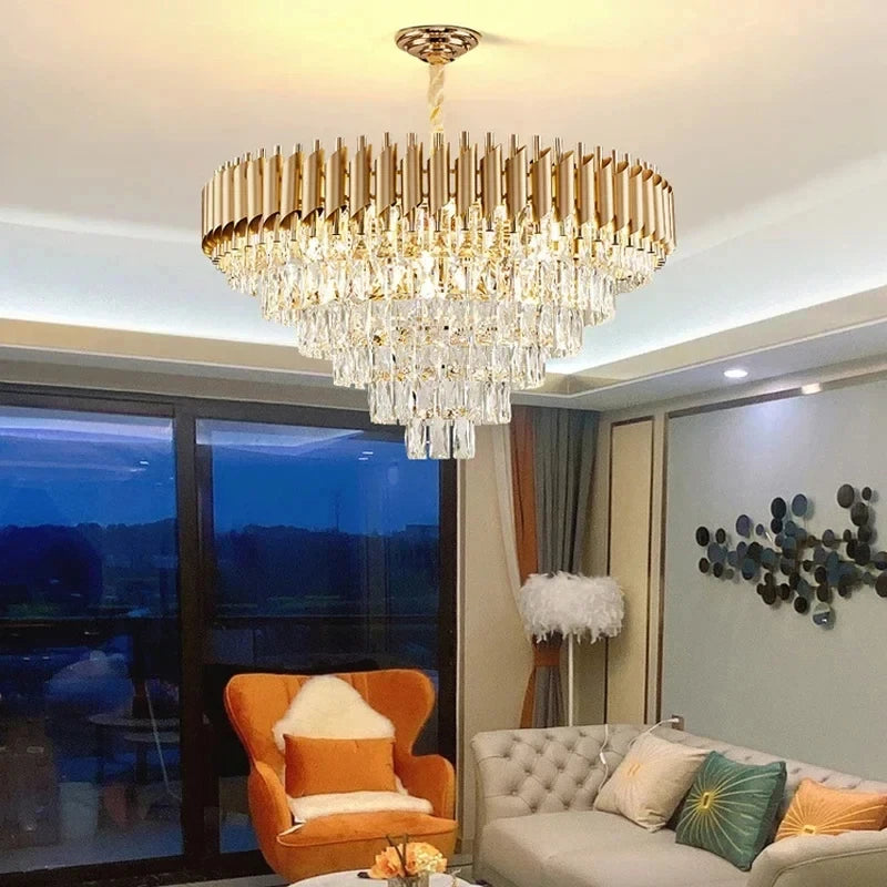 LED Pendant Crystal Ceiling Chandelier