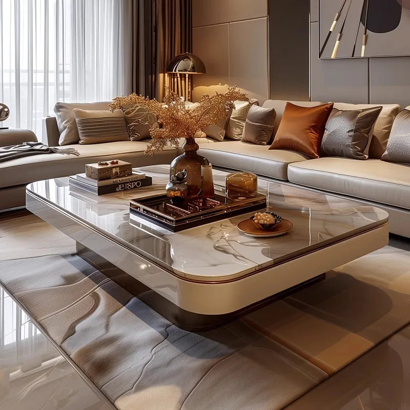 Italian Unique Coffee Table Computer Writing Metal Couchtisch Home Furniture