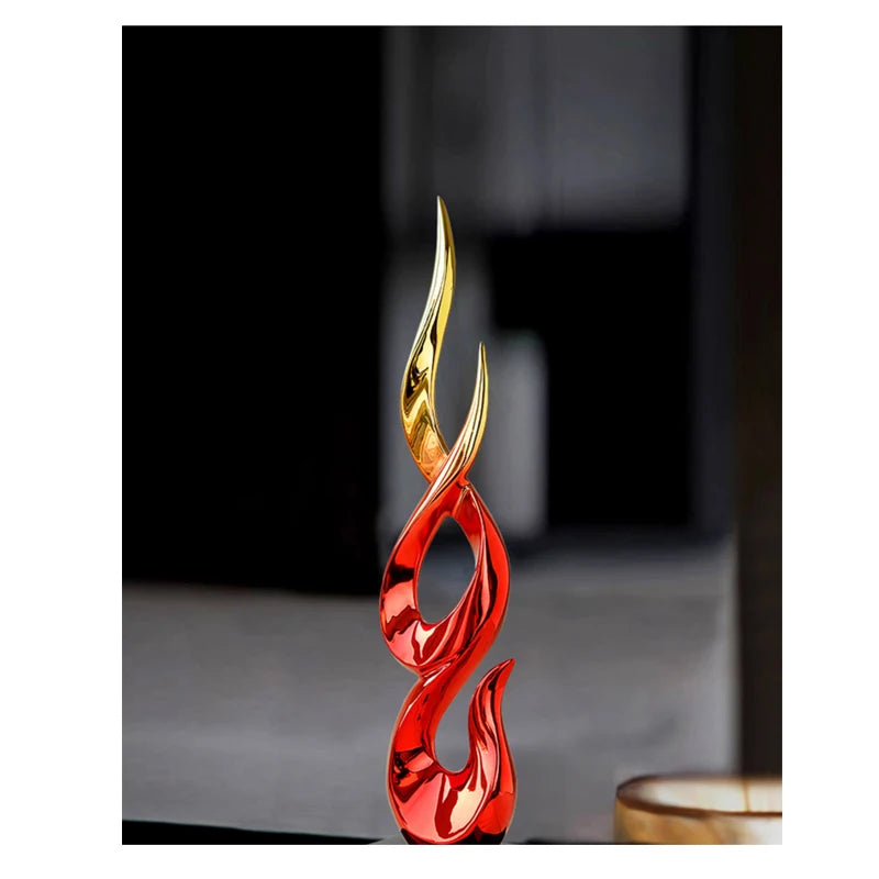Modern Abstract Sculpture Decoration: Creative Soft Decoration for Hotel Lobby Living Room, Clubhouse, Resin Flooring, and Entr