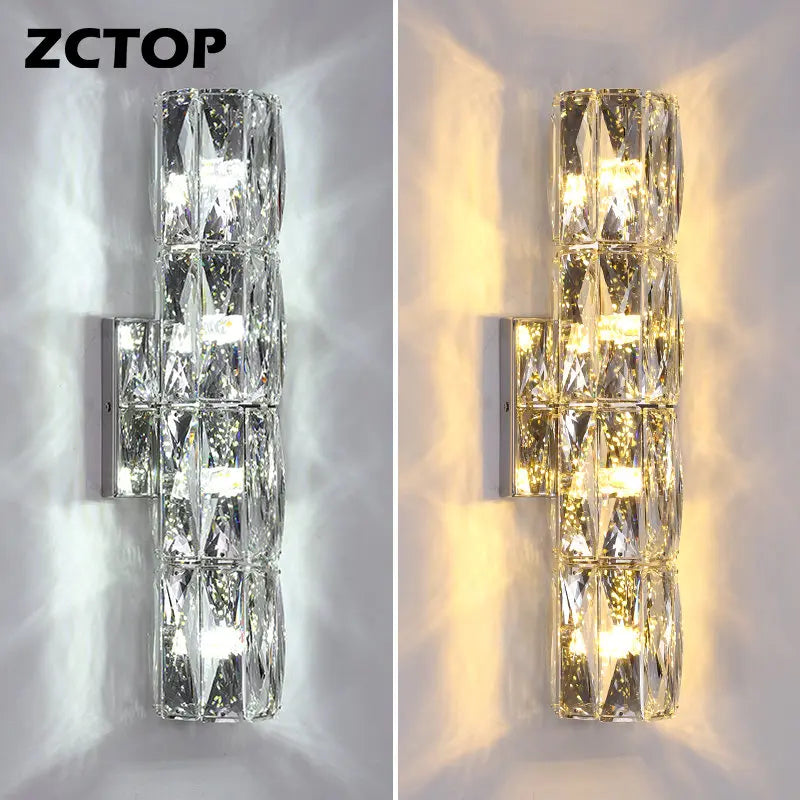 Modern LED Luxury Crystal Wall Lights .
