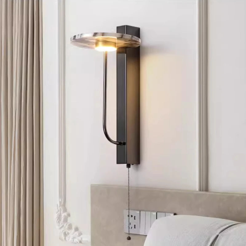 Designer Natural Marble LED Wall Lamp
