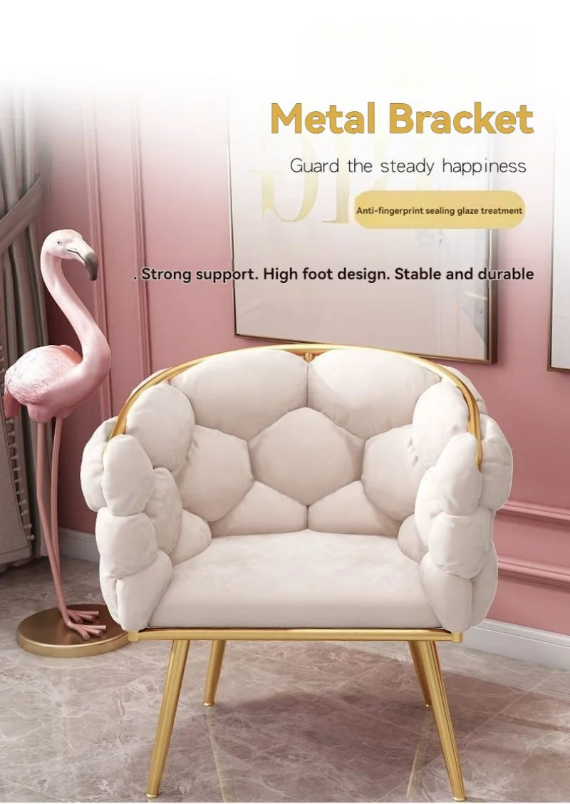 Bubble style seats, commercial waiting seats, makeup chairs, household bedroom chairs, women's dressing stools, home decor - view 14