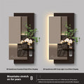 Ltalian Minimalist Entrance Decoration Painting Mural Hydroponic Green
