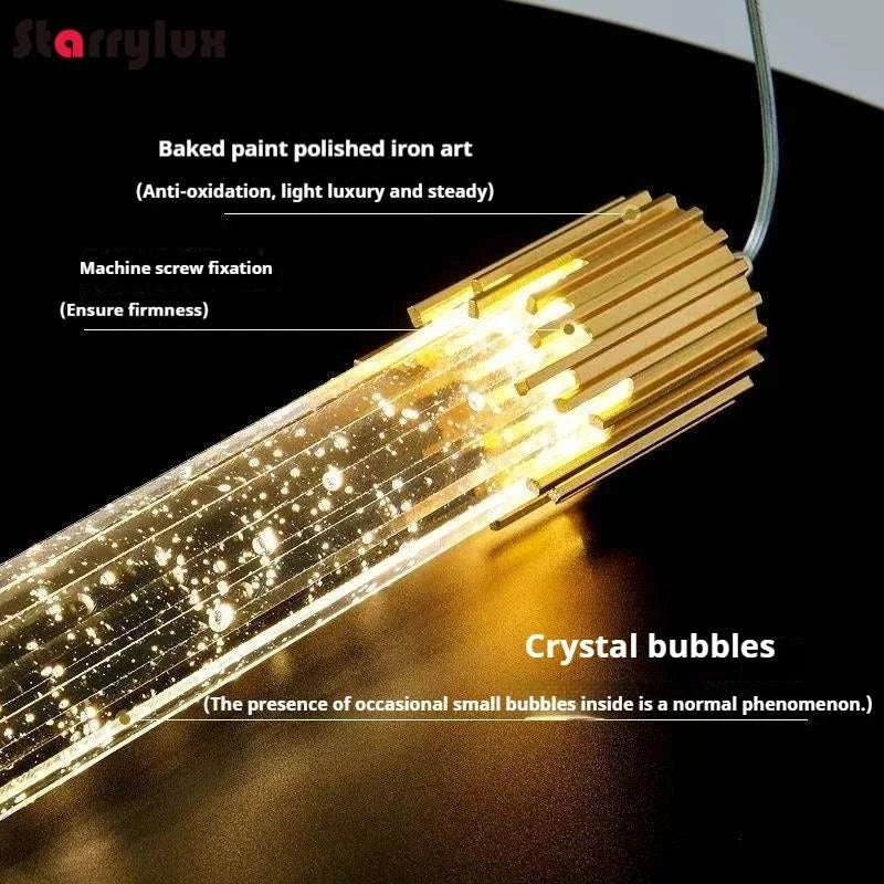 Dining Room Ring Lamp Details 