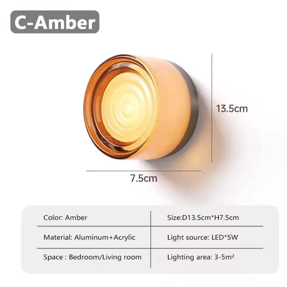 Nordic LED Wall Lamp Jelly Design Decorative Wall Lamp Creative Lighting Fixtures