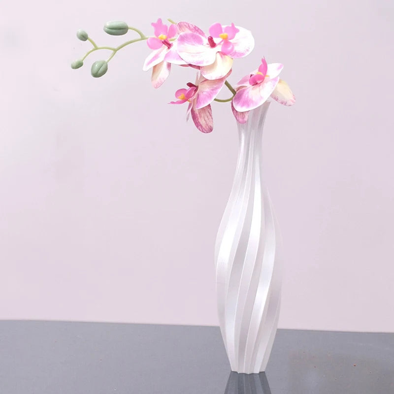 3D Printed Flower Vases Modern Plastic Decorative