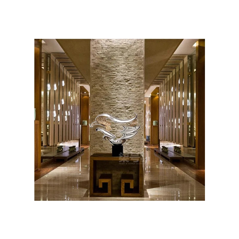 Modern Abstract Sculpture Decoration: Creative Soft Decoration for Hotel Lobby Living Room, Clubhouse, Resin Flooring, and Entr
