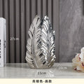 Nordic Gold-Painted Ceramic Vase | Luxury Home Décor Accent
