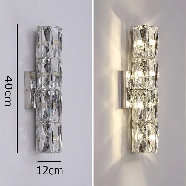 Modern LED Luxury Crystal Wall Lights .