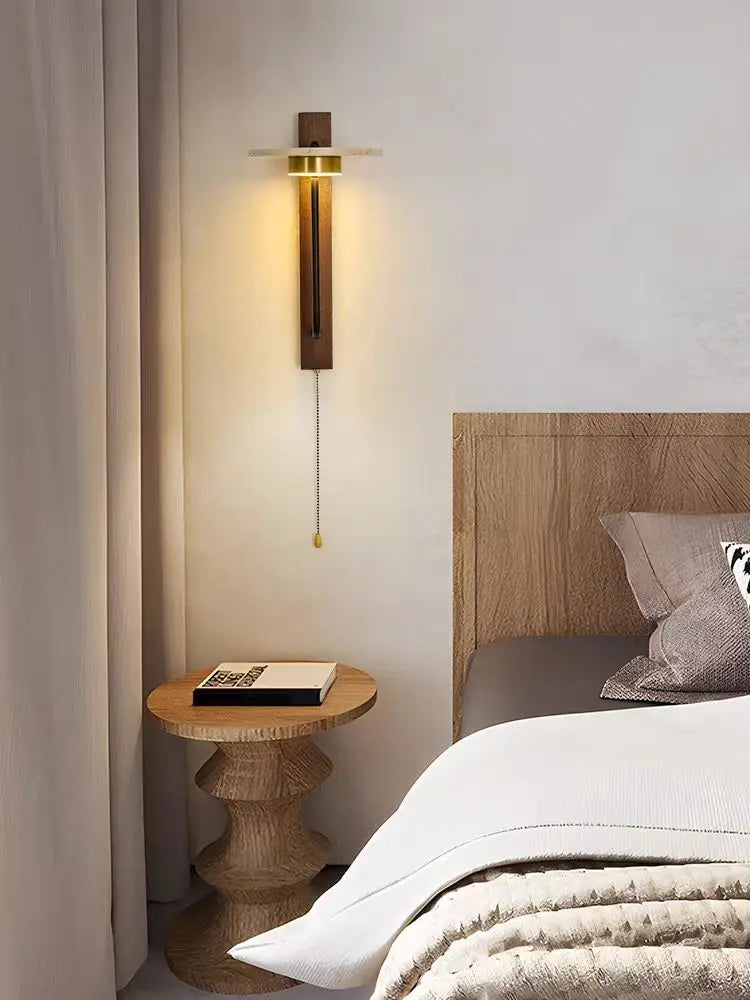 Designer Natural Marble LED Wall Lamp