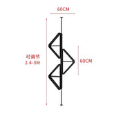 Stainless Steel Light‑ Partition Bookshelf with adjustable height and modern design, perfect for stylish home decor.