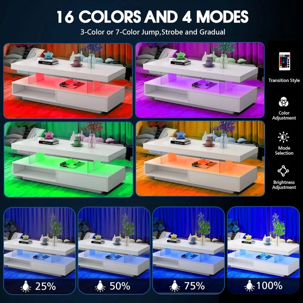 Living Room LED Table