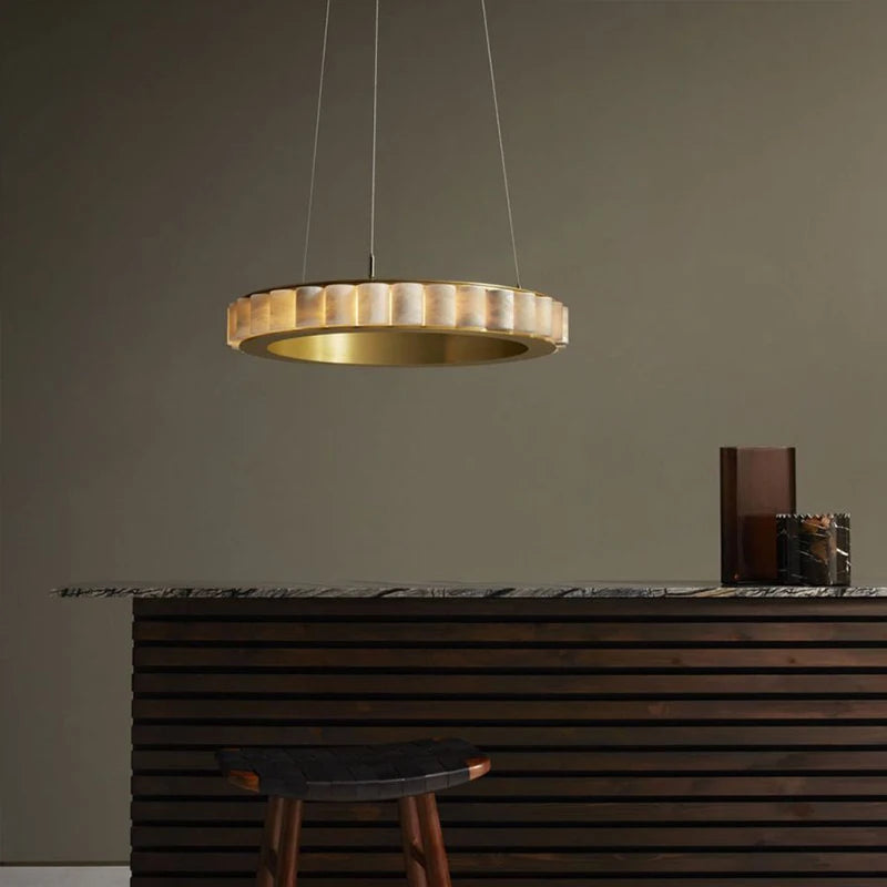 Modern Chandelier Dining Room LED Luxury Hanging Lamp Marble Lighting Lamp for Living Room Chandelier - view 3