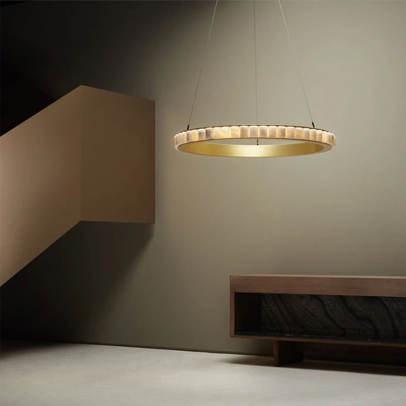Modern Chandelier Dining Room LED Luxury Hanging Lamp Marble Lighting Lamp for Living Room Chandelier - view 4