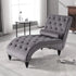 Velvet Chaise Lounge Indoor,Button-Tufted Upholstered Chaise Lounge Chair with Pillow for Bedroom Living Room, Customized.
