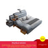Smart Massage Storage Bed Multifunction Leather Bed Frame King Size Smart Bed With Projector Bluetooth Modern Bedroom Furniture