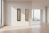 Modern LED Creative Mural Light | Vertical Art Deco Hanging Lamp illuminating a minimalist interior wall space.