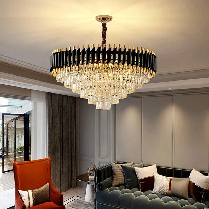 LED Pendant Crystal Ceiling Chandelier