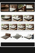 Luxury Adult Multi Functional Bed Metal Adjustable Smart Bases Bedroom Double Bed King Size Bedframe Camas De Casal Furniture images showcase design.