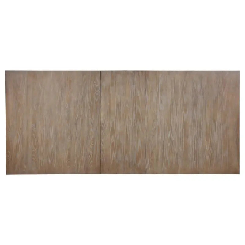 Wooden panel with a natural finish on a white background