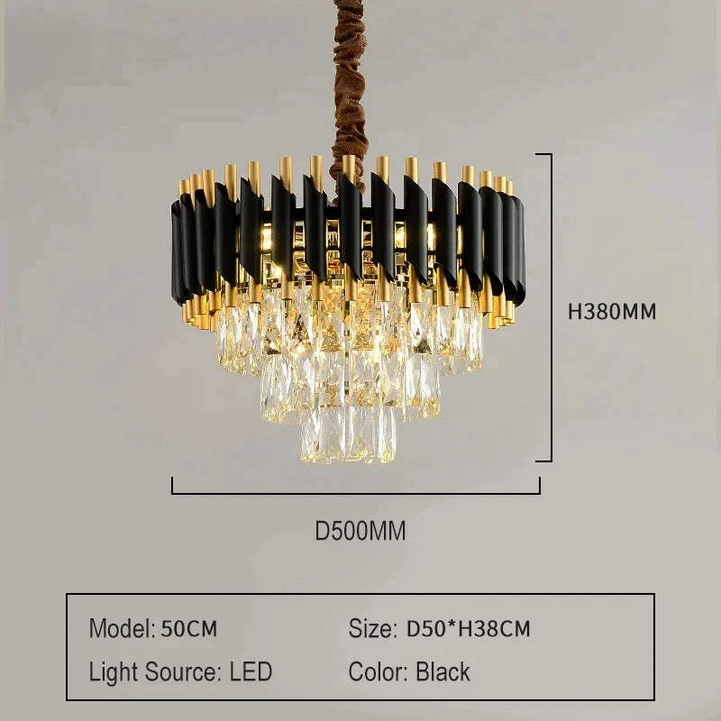 LED Pendant Crystal Ceiling Chandelier