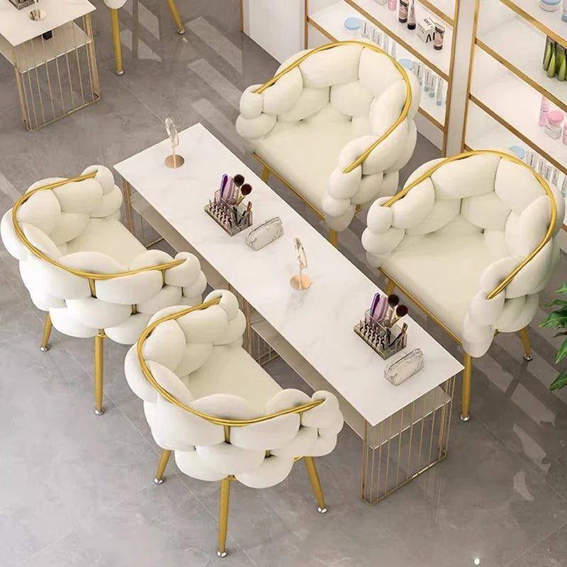 Bubble style seats, commercial waiting seats, makeup chairs, household bedroom chairs, women's dressing stools, home decor - view 16