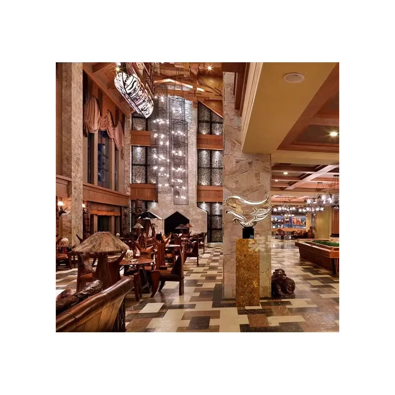Modern Abstract Sculpture Decoration: Creative Soft Decoration for Hotel Lobby Living Room, Clubhouse, Resin Flooring, and Entr