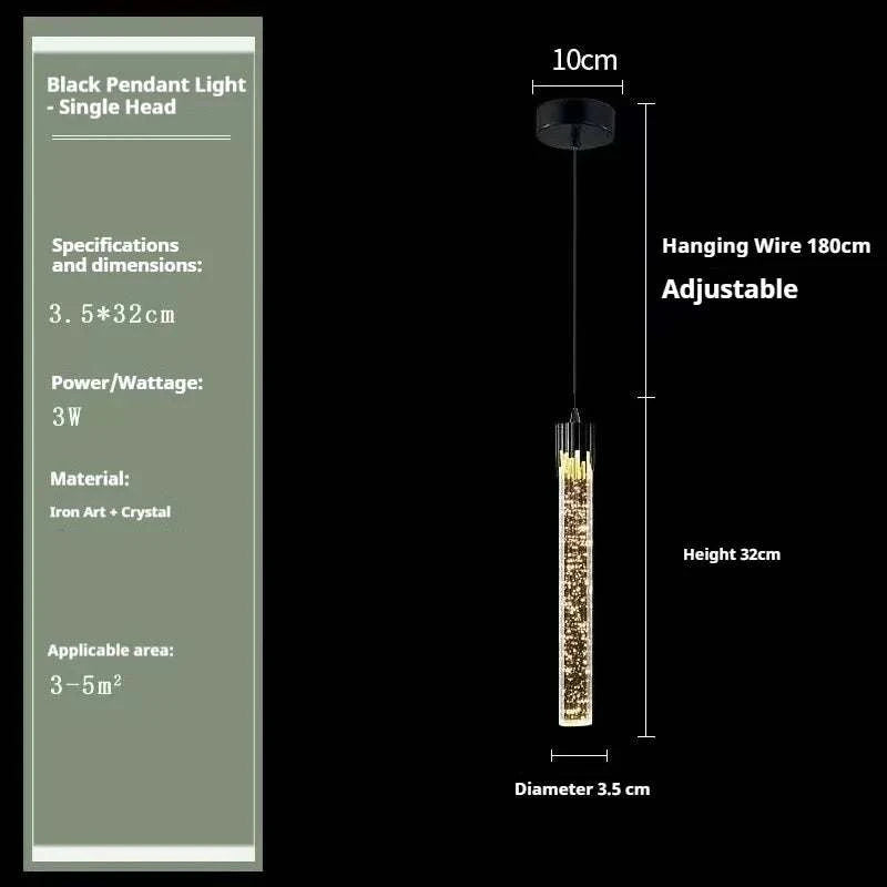 Luxury Crystal Ring Chandelier, Modern Minimalist Pendant Light.